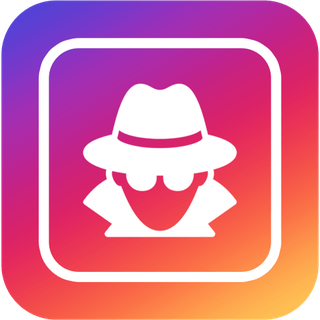 Ícone do Detetive Virtual Insta: detetive de chapéu e sobretudo